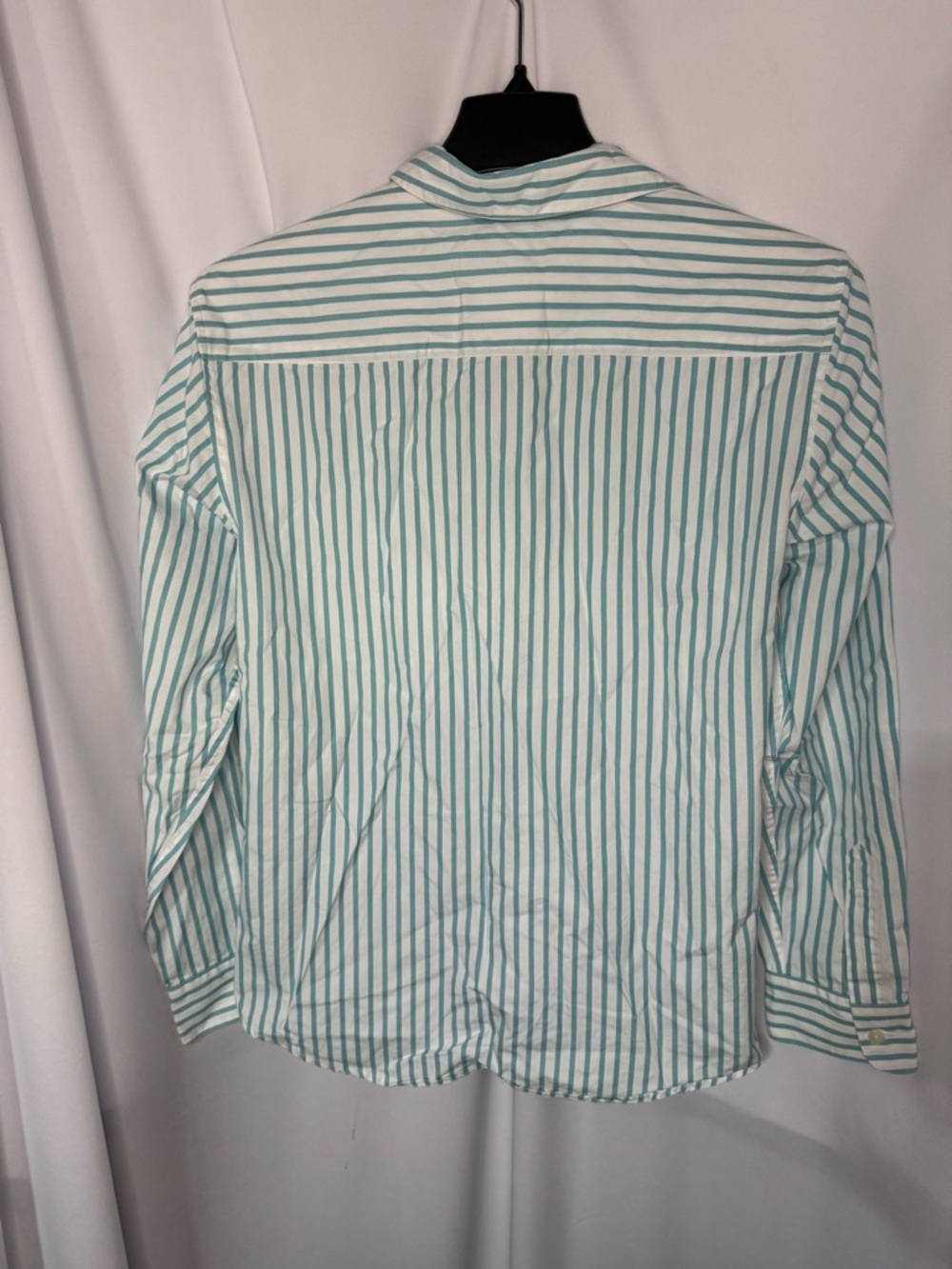 Pendleton White Shirt with Seafoam Stripes - Picture 3 of 3